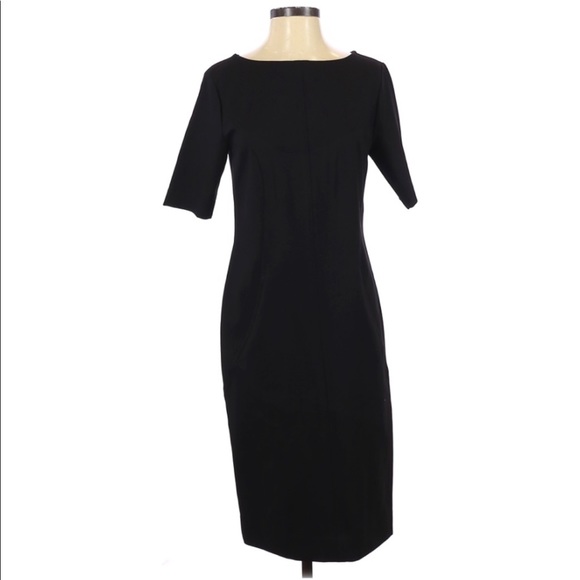 Brooks Brother Black Dress Knee Length w/ Pockets - Picture 2 of 14
